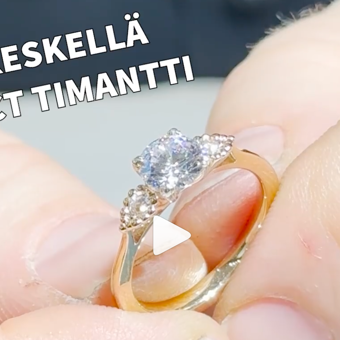 Uusi upea 1,10 ct timanttisormus!