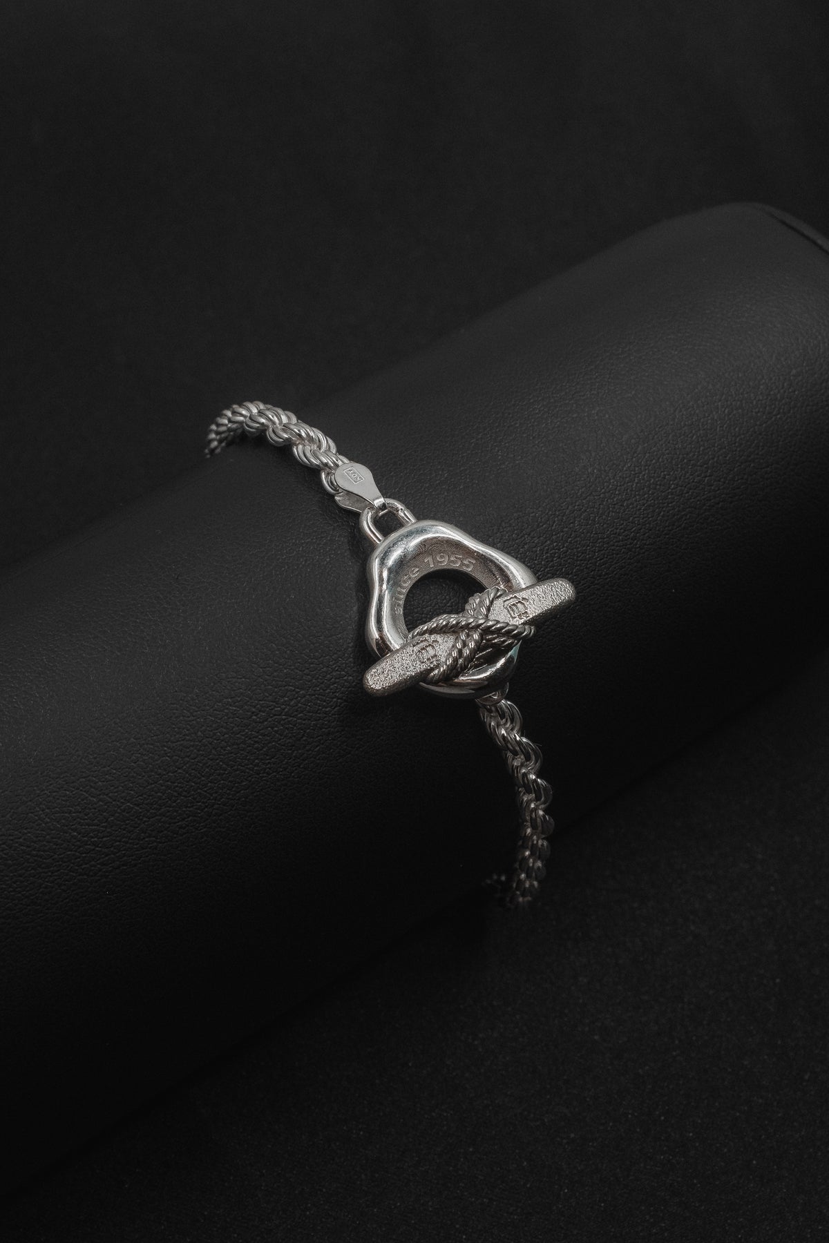 Hopeinen Cordelli Käsiketju