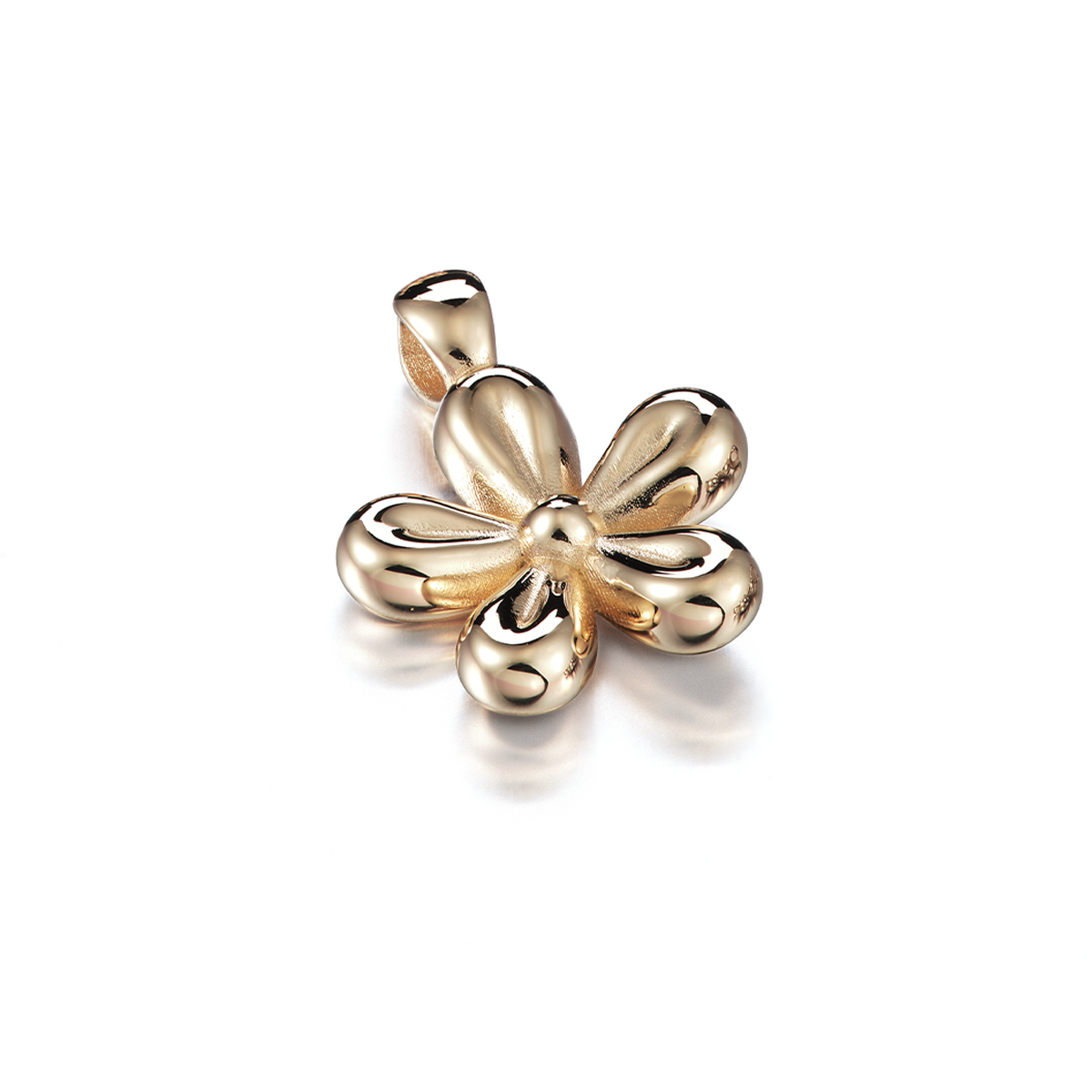 Juuret - roots: Golden Flower Pendant