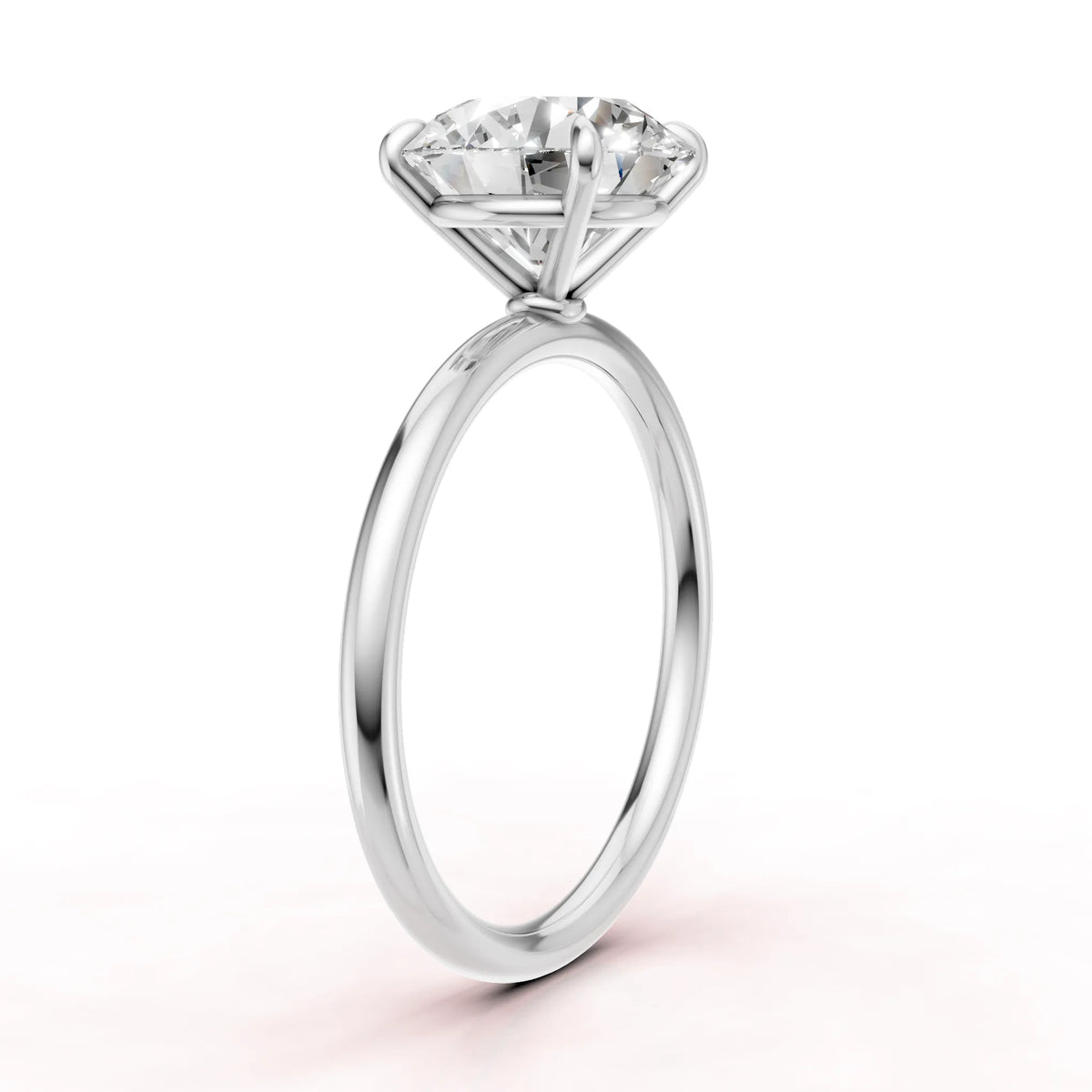 Valkokultainen Briljantti Timanttisormus