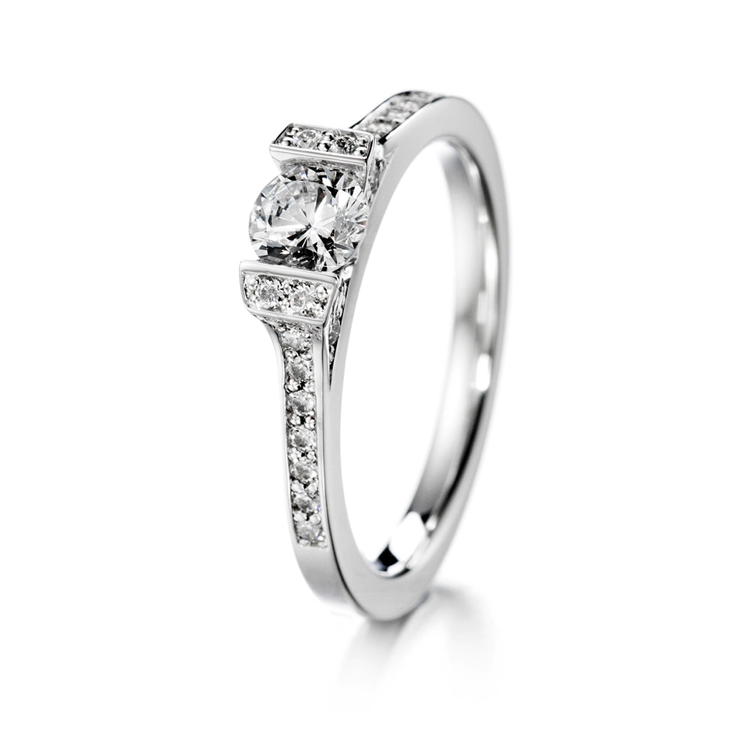Tunteiden vuori Solitaire -timanttisormus 0,64 ct